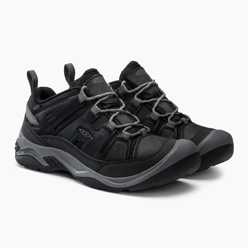 KEEN Circadia WP scarpe da trekking da uomo nero/grigio acciaio 4