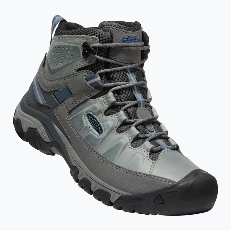 KEEN Targhee III Mid WP - Stivali da trekking da uomo blu, pioviggine e capitano 13