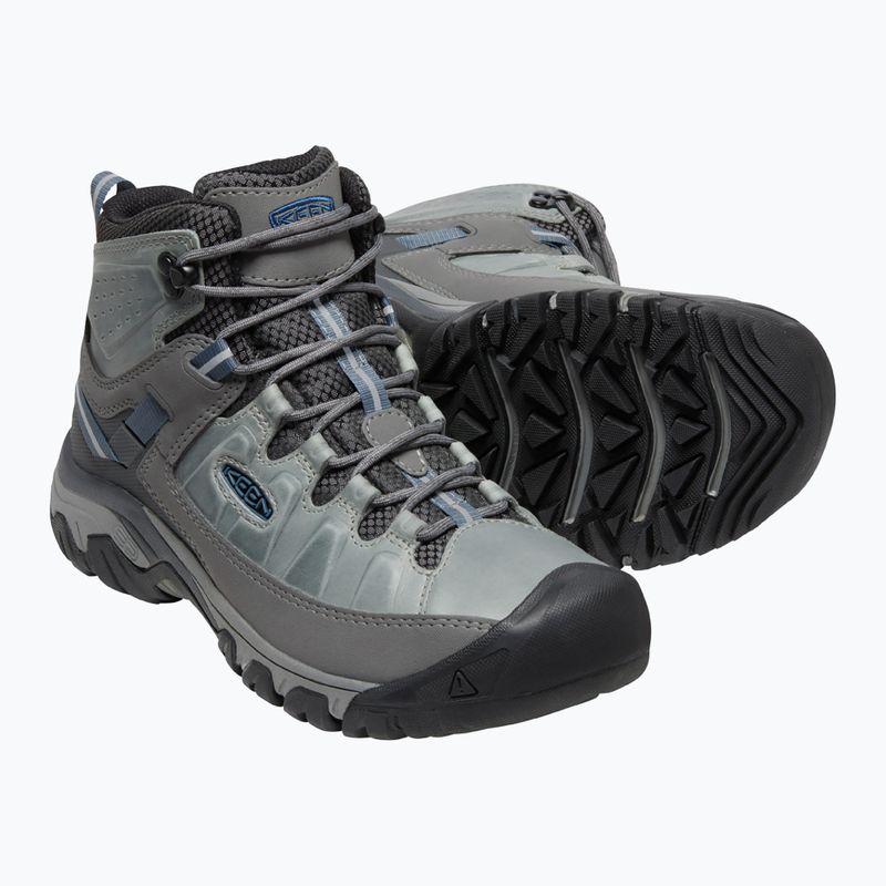 KEEN Targhee III Mid WP - Stivali da trekking da uomo blu, pioviggine e capitano 15