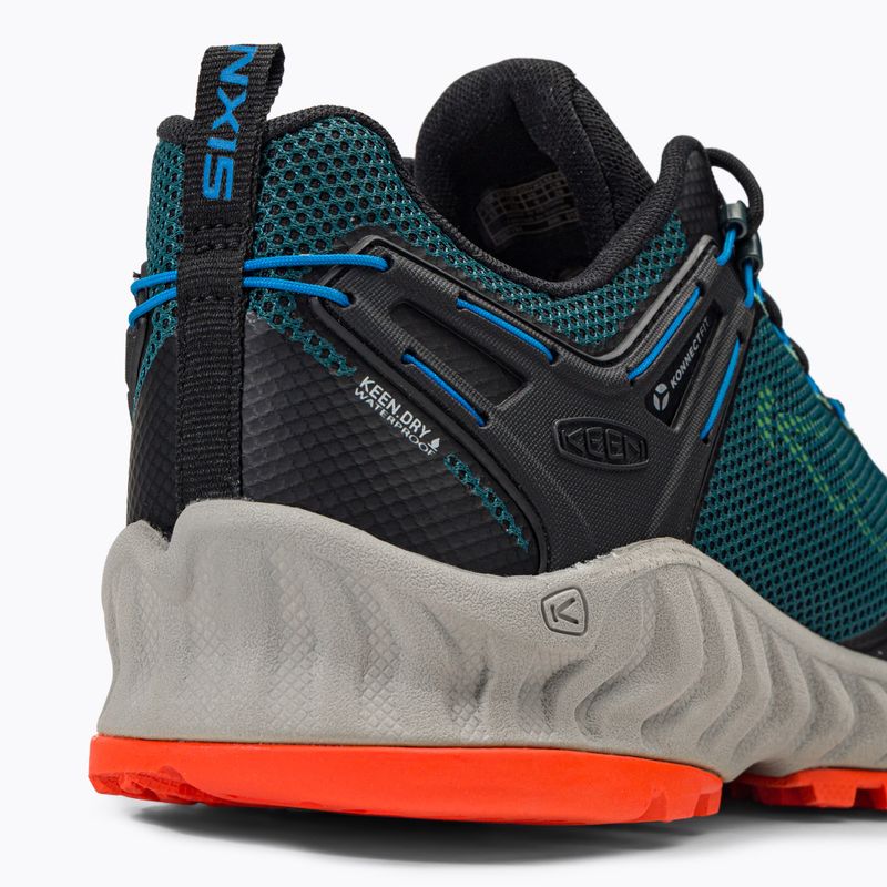 KEEN Nxis Evo WP scarpe da trekking da uomo muschio marino/scarlatto ibis 9