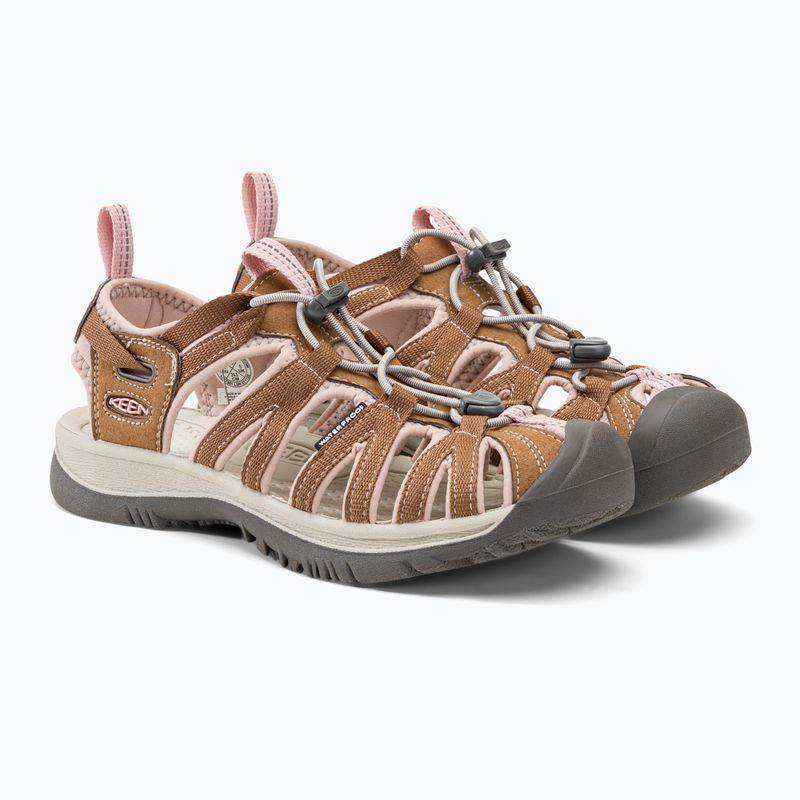 KEEN Whisper - Sandali da trekking da donna con frusta di cocco tostato e pesca 4