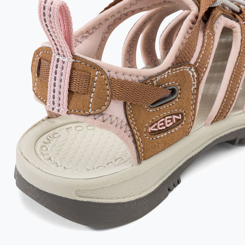 KEEN Whisper - Sandali da trekking da donna con frusta di cocco tostato e pesca 9