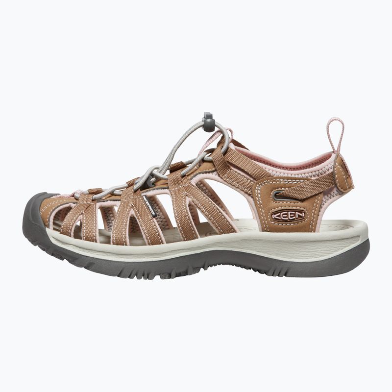 KEEN Whisper - Sandali da trekking da donna con frusta di cocco tostato e pesca 11