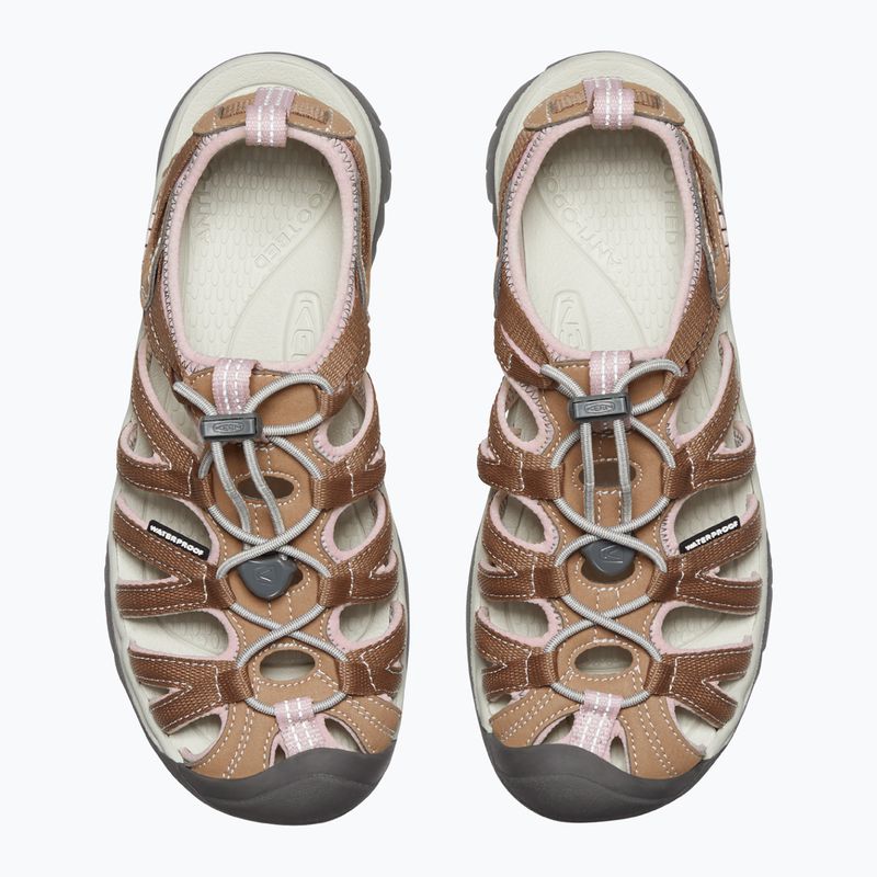 KEEN Whisper - Sandali da trekking da donna con frusta di cocco tostato e pesca 12