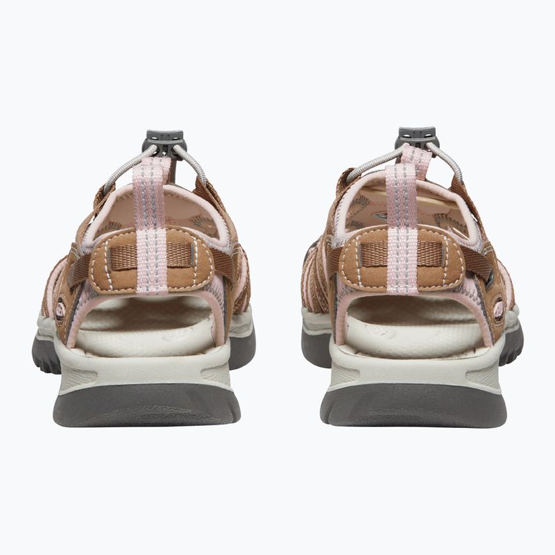 KEEN Whisper - Sandali da trekking da donna con frusta di cocco tostato e pesca 13