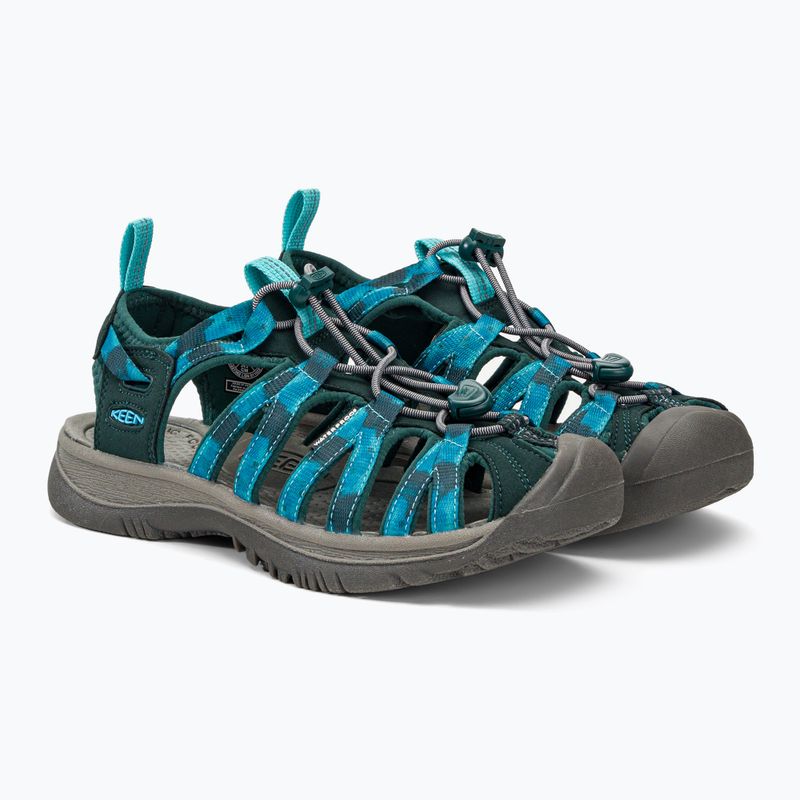 KEEN Whisper, sandali da trekking da donna in muschio marino e tintura di cravatta 4