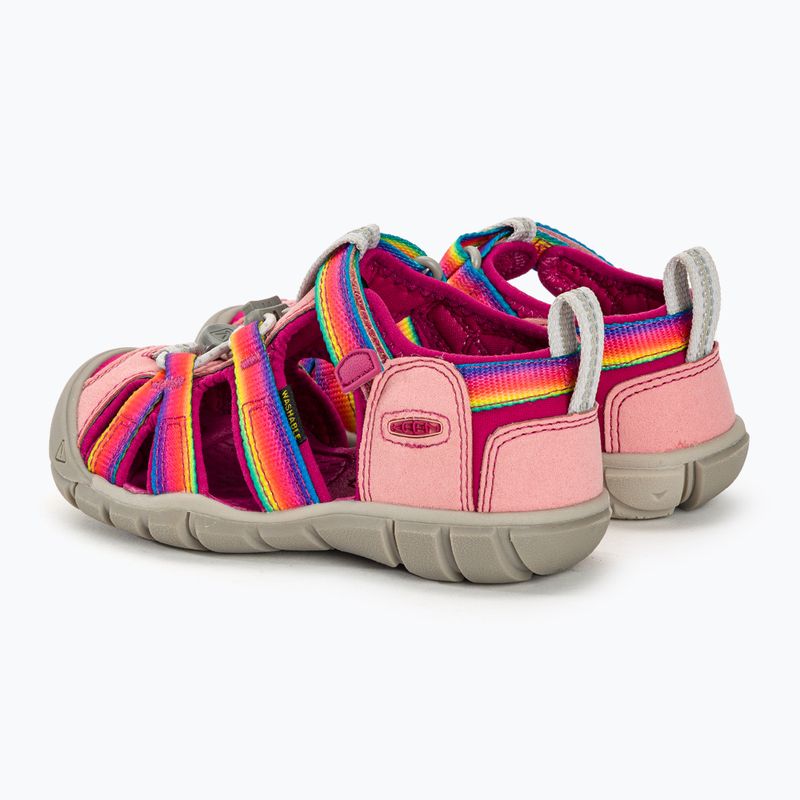 KEEN Seacamp II CNX arcobaleno/festival fucsia sandali da trekking per bambini 3