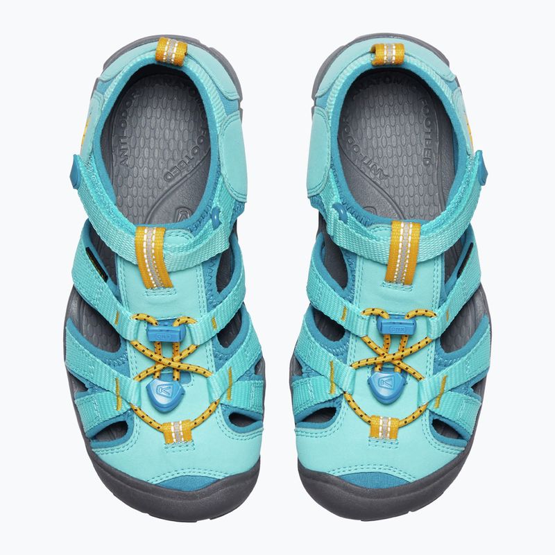 KEEN Seacamp II CNX ipanema/blu fiordo sandali da trekking per bambini 11