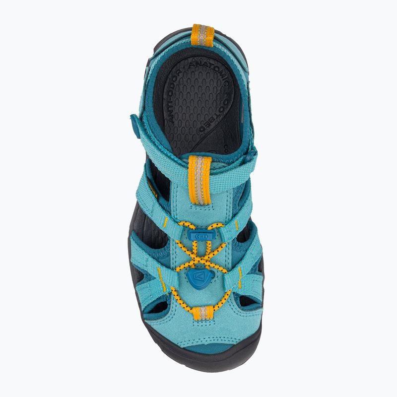 KEEN Seacamp II CNX ipanema/blu fiordo sandali da trekking per bambini 6
