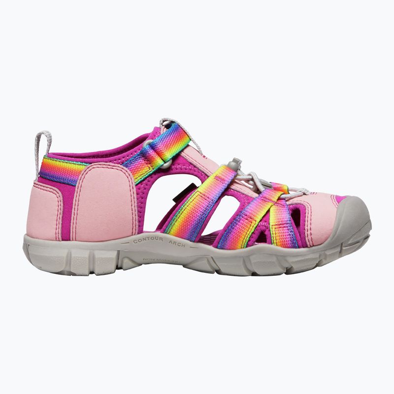 KEEN Seacamp II CNX arcobaleno/festival fucsia sandali da trekking per bambini 9