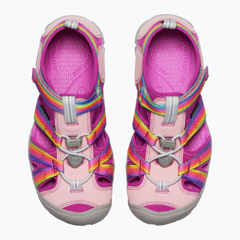 KEEN Seacamp II CNX arcobaleno/festival fucsia sandali da trekking per bambini 11