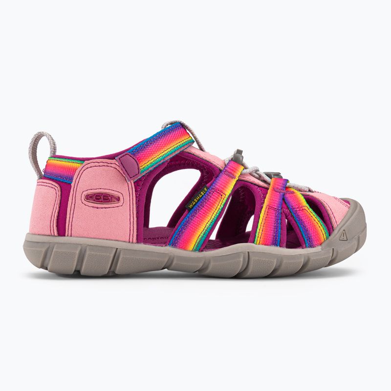 KEEN Seacamp II CNX arcobaleno/festival fucsia sandali da trekking per bambini 2