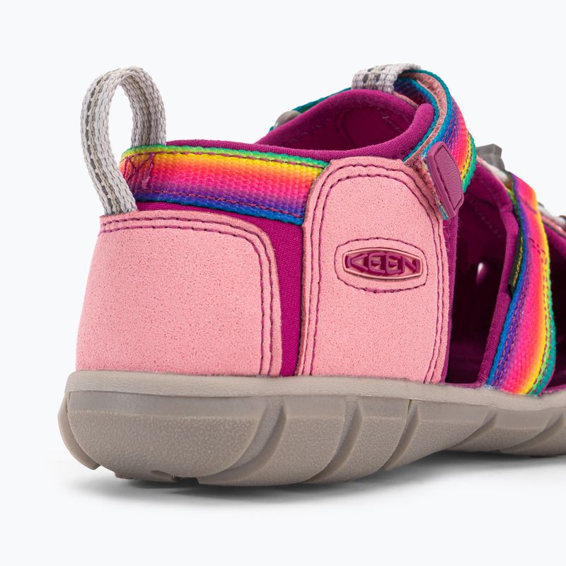 KEEN Seacamp II CNX arcobaleno/festival fucsia sandali da trekking per bambini 7