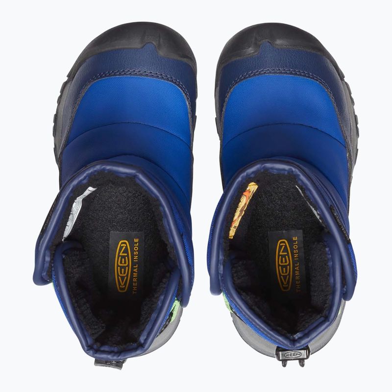 KEEN Puffrider WP accademia navale/surf stivali da neve per bambini 14
