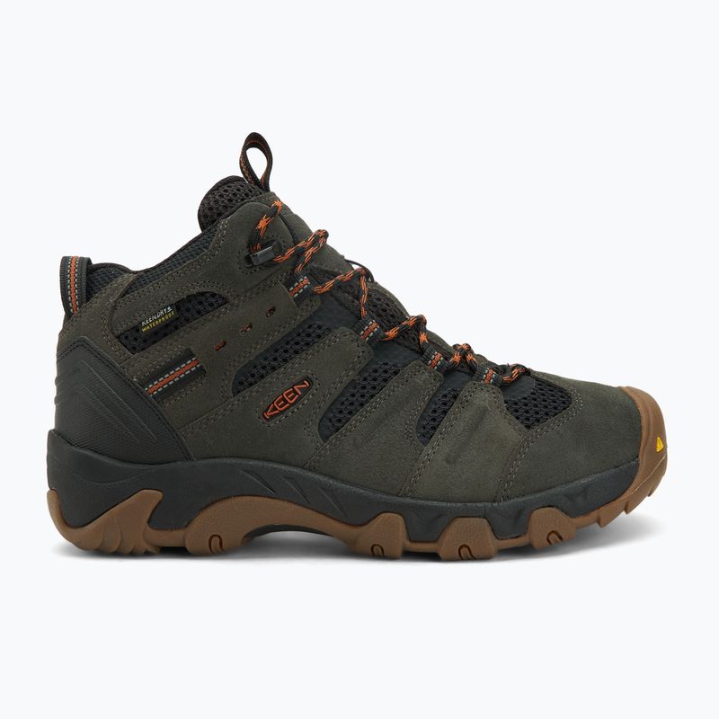 Scarpe da trekking da uomo KEEN Headout Mid Waterproof black olive/fossil orange 2