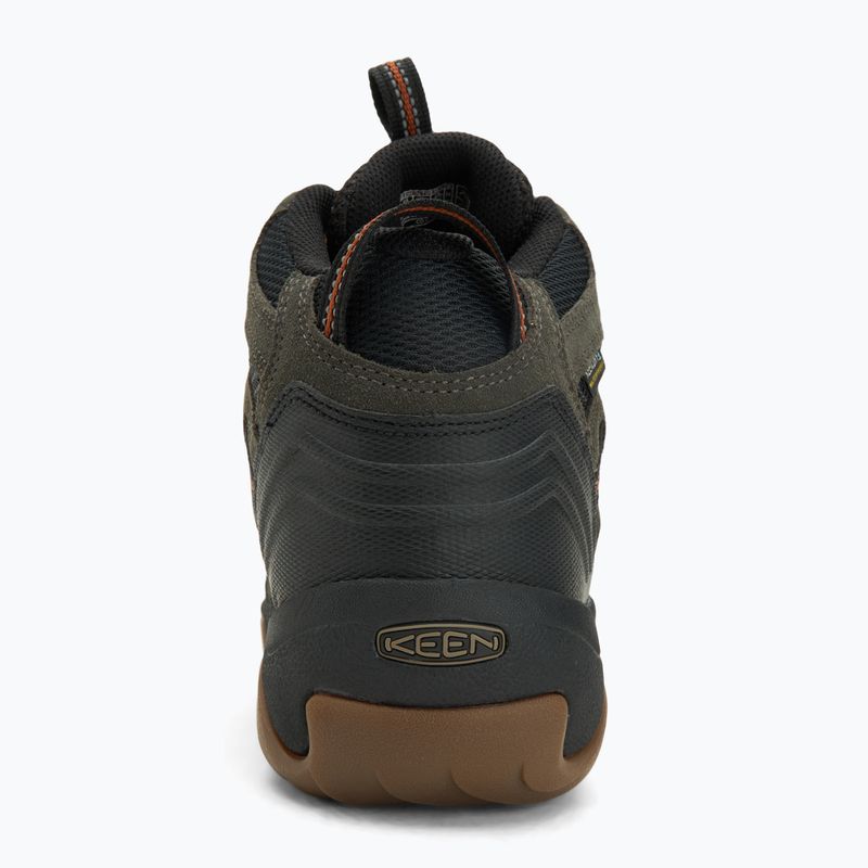 Scarpe da trekking da uomo KEEN Headout Mid Waterproof black olive/fossil orange 6
