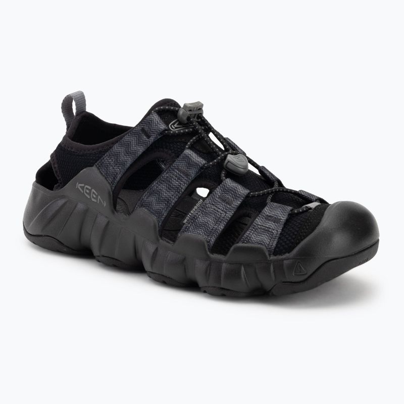 KEEN Hyperport H2 sandali da uomo nero/grigio acciaio