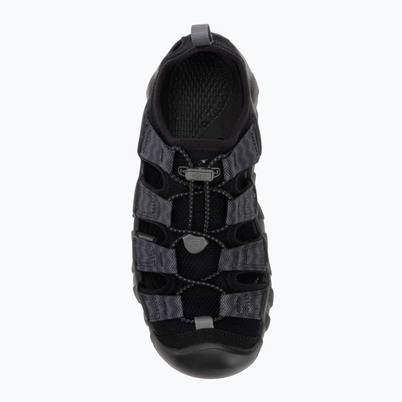 KEEN Hyperport H2 sandali da uomo nero/grigio acciaio 5