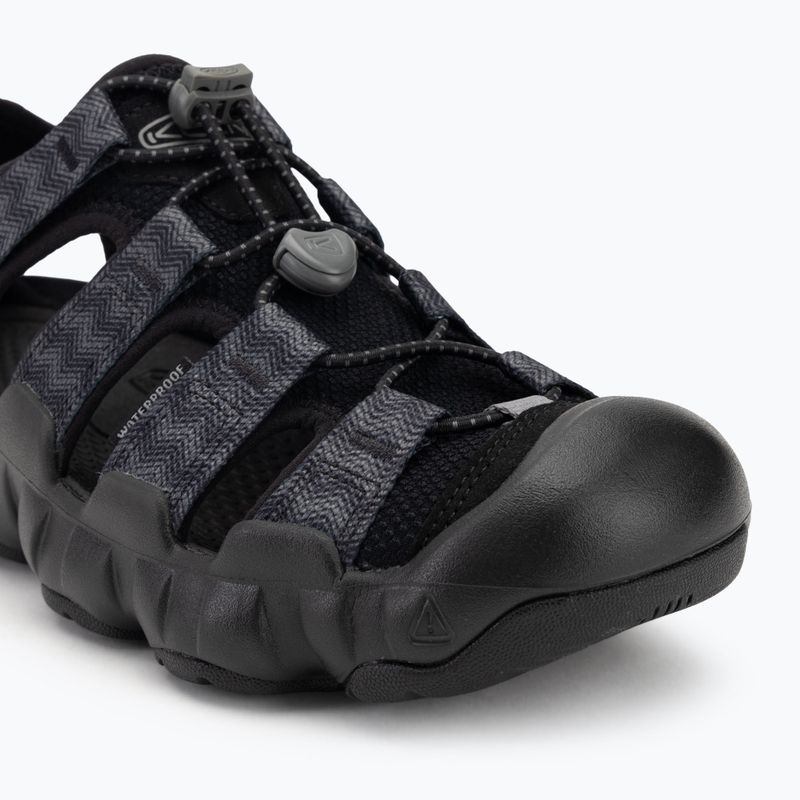 KEEN Hyperport H2 sandali da uomo nero/grigio acciaio 7