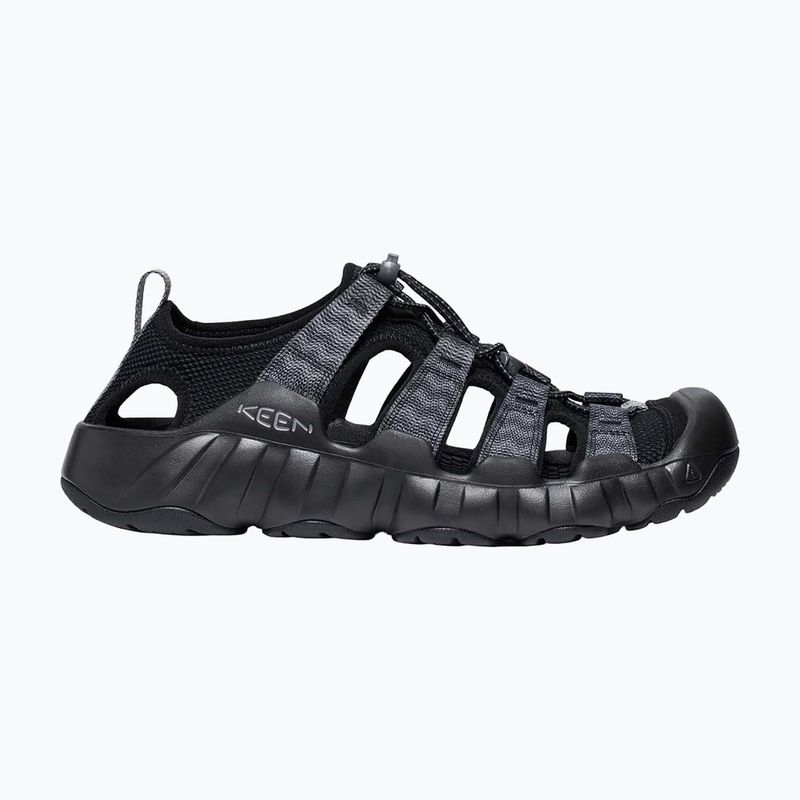 KEEN Hyperport H2 sandali da uomo nero/grigio acciaio