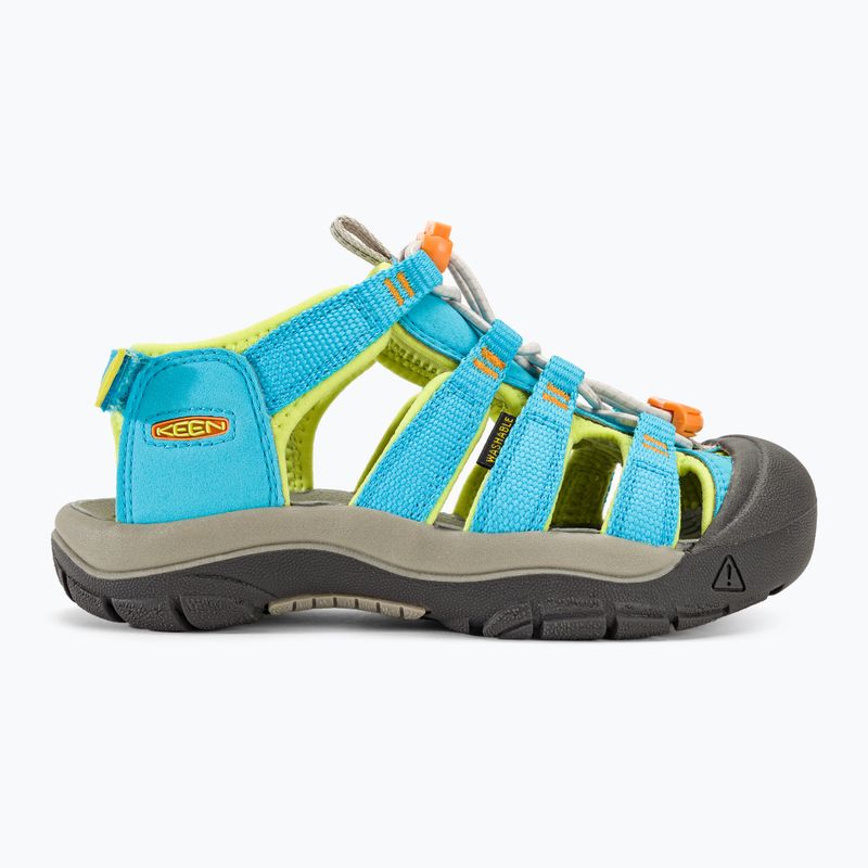 KEEN Newport Boundless sandali da bambino blu atollo/verde daiquiri 2