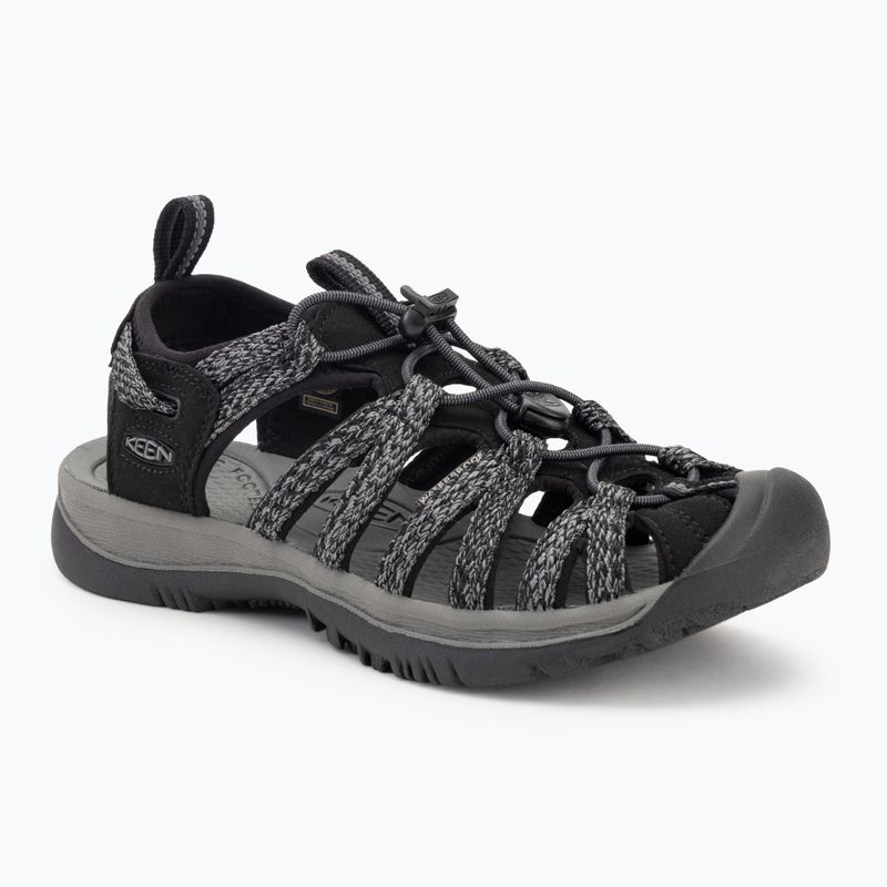 KEEN Whisper nero/grigio acciaio - sandali da donna