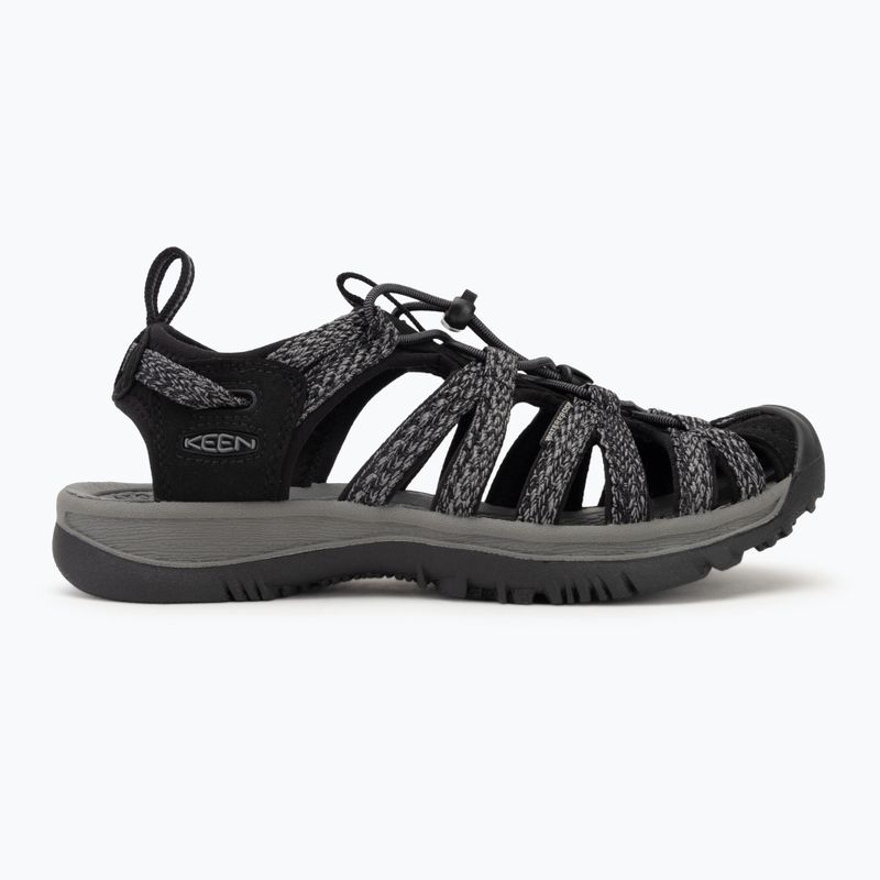 KEEN Whisper nero/grigio acciaio - sandali da donna 2
