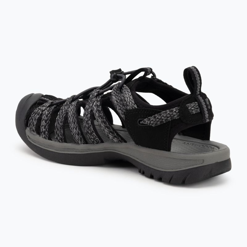 KEEN Whisper nero/grigio acciaio - sandali da donna 3