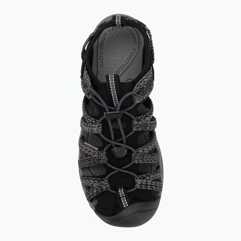 KEEN Whisper nero/grigio acciaio - sandali da donna 5