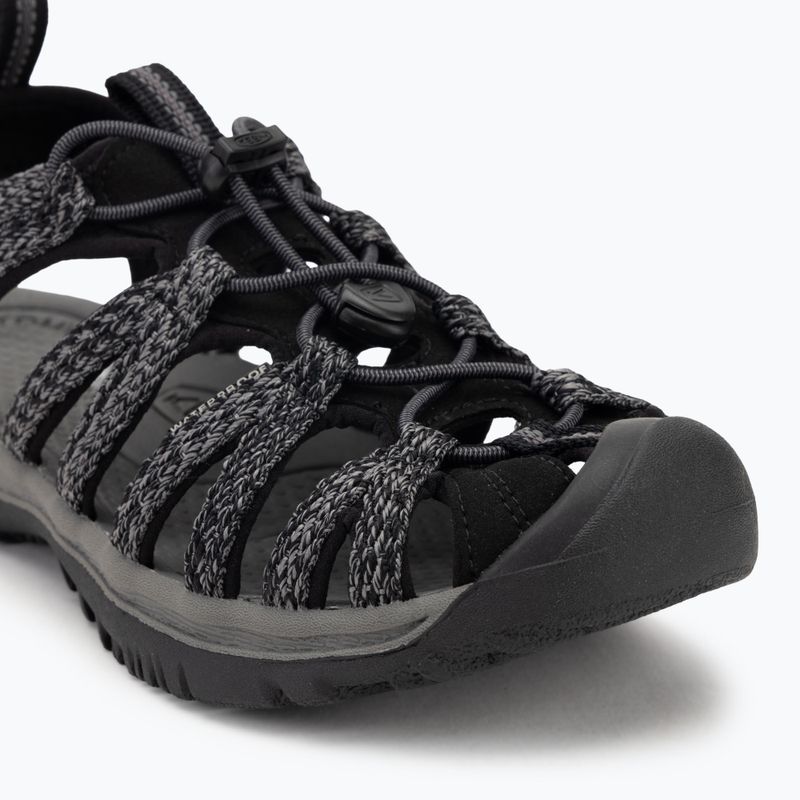 KEEN Whisper nero/grigio acciaio - sandali da donna 7