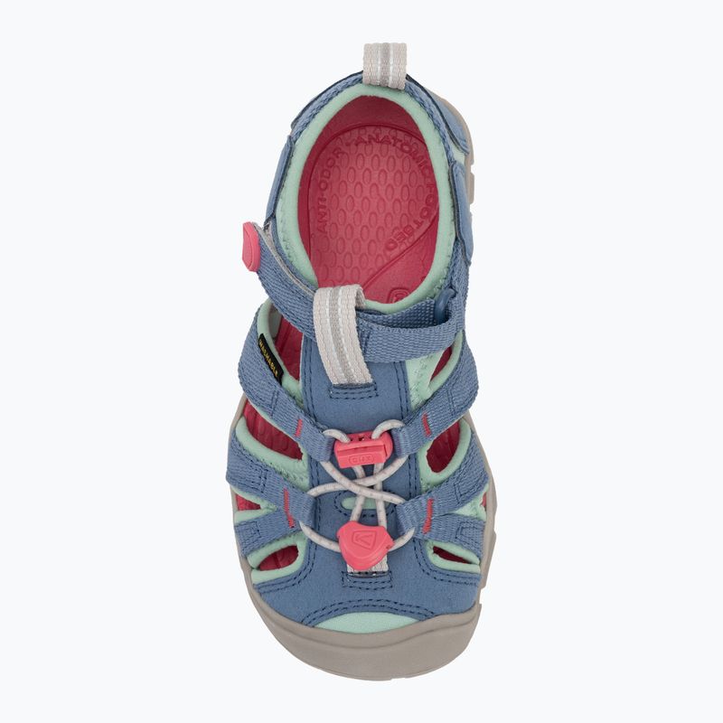 KEEN Seacamp II CNX sandali per bambini blu coronet/rosa caldo 5