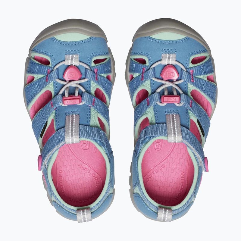 KEEN Seacamp II CNX sandali per bambini blu coronet/rosa caldo 12