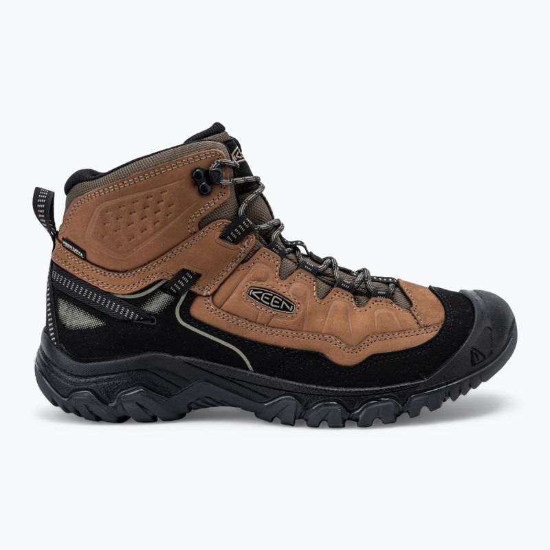 Scarponi da trekking da uomo KEEN Targhee IV Mid Wp largo bison /brindle 2