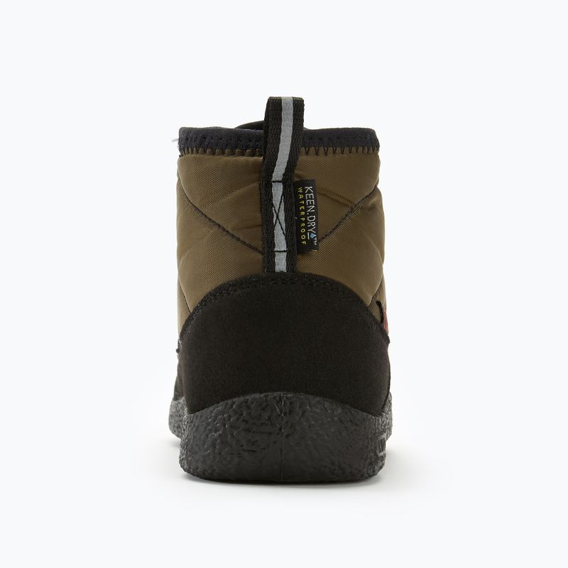 KEEN Howser II Chukka WP stivali junior oliva scura/fiamma oro 6