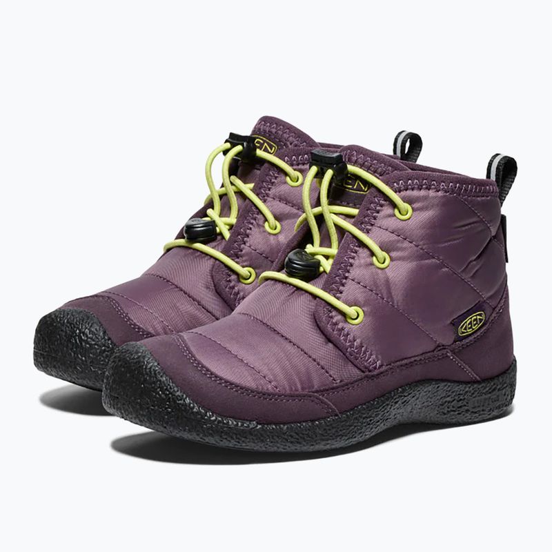 KEEN Howser II Chukka WP stivali junior prugna perfetta/daiquiri verde 9