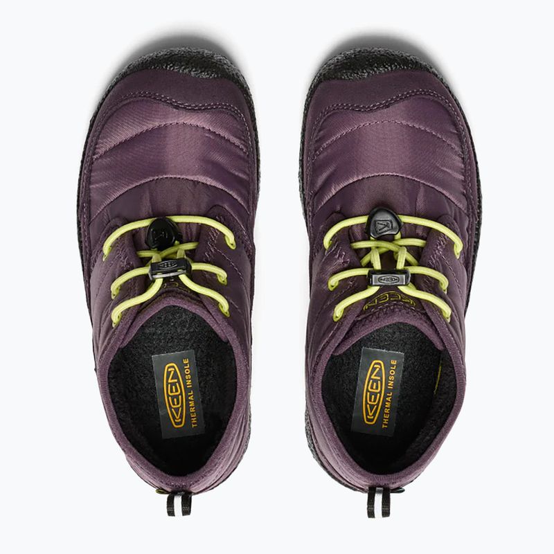 KEEN Howser II Chukka WP stivali junior prugna perfetta/daiquiri verde 10