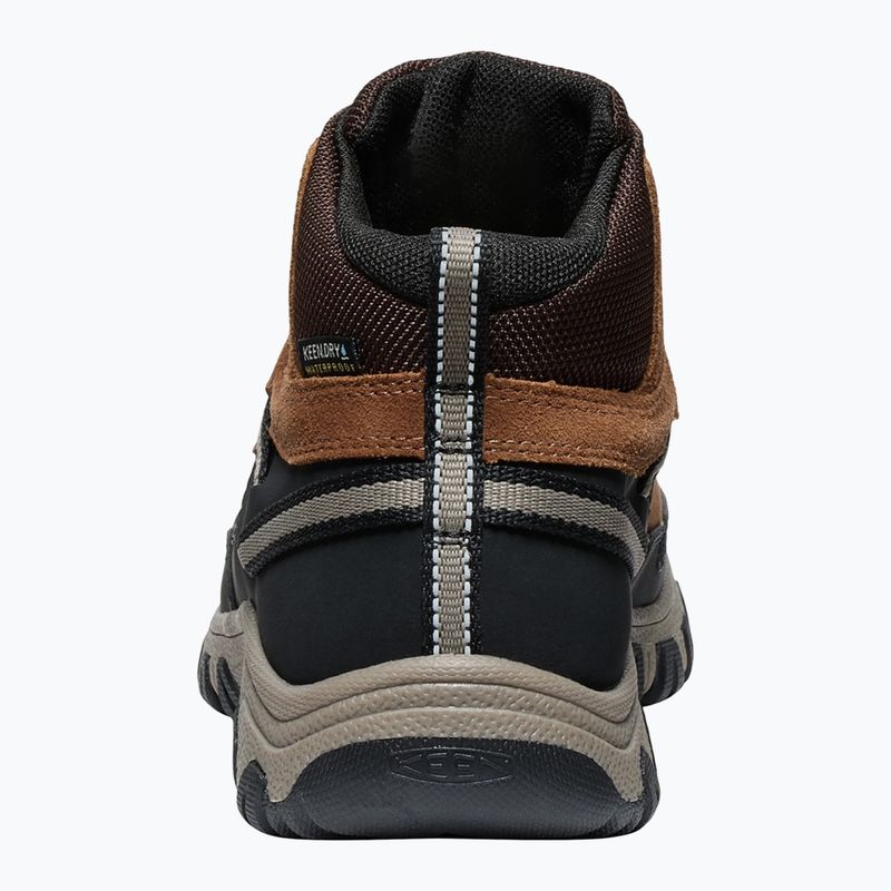 Scarpe da trekking per bambini KEEN Targhee IV Mid Waterproof bison/brindle 9