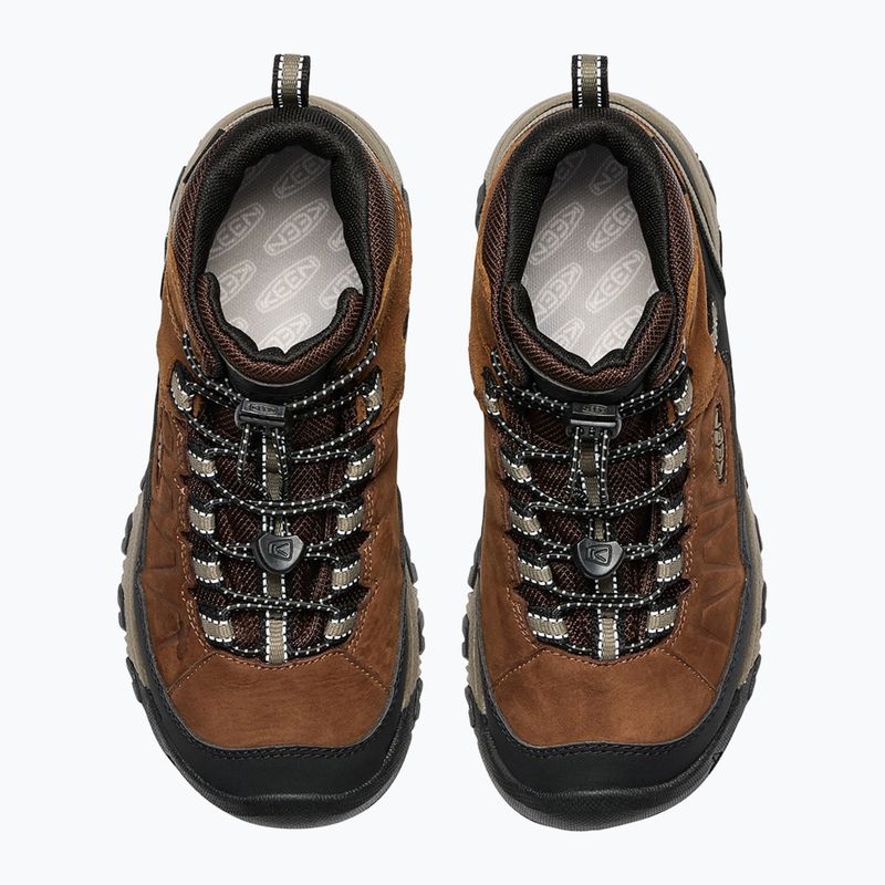 Scarpe da trekking per bambini KEEN Targhee IV Mid Waterproof bison/brindle 10