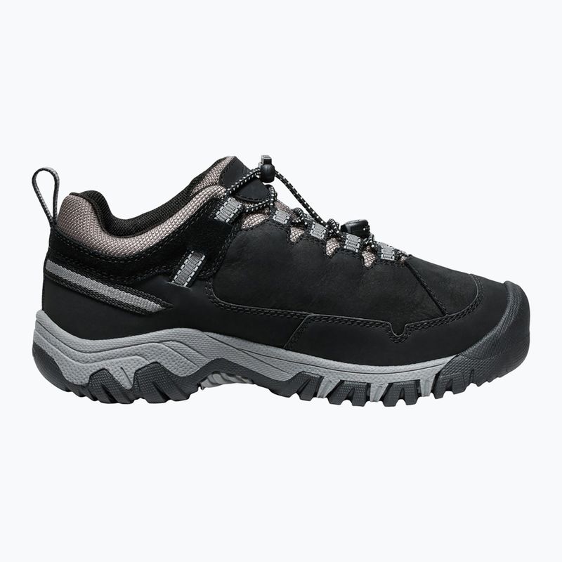 Scarpe da trekking per bambini KEEN Targhee IV Low Waterproof nero/grigio acciaio 3