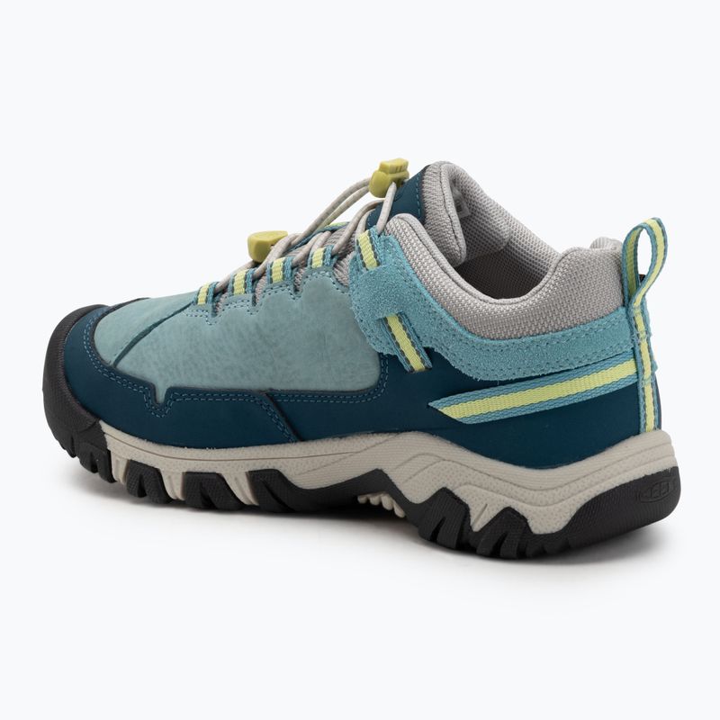 Scarpe da trekking per bambini KEEN Targhee IV Low Waterproof reef waters/verde daiquiri 3