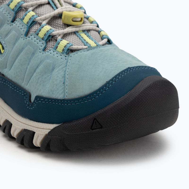 Scarpe da trekking per bambini KEEN Targhee IV Low Waterproof reef waters/verde daiquiri 7