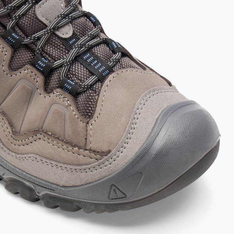 Scarpe da trekking da uomo KEEN Targhee IV Mid WP grigio acciaio/blu coronetto 7