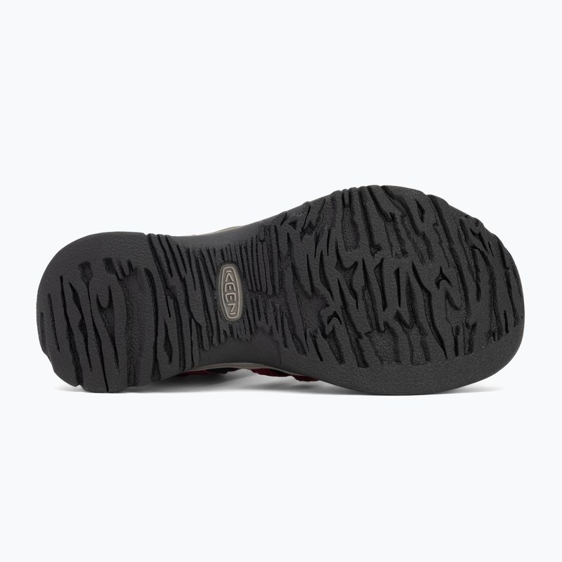 KEEN Whisper sandali da donna beaujolais/nero 4