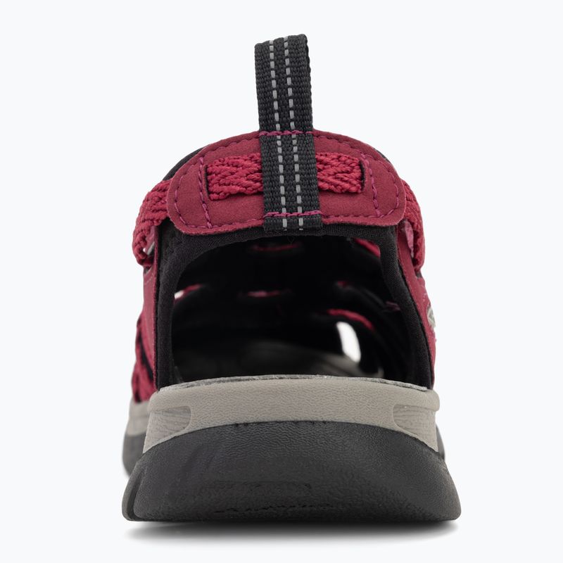 KEEN Whisper sandali da donna beaujolais/nero 6