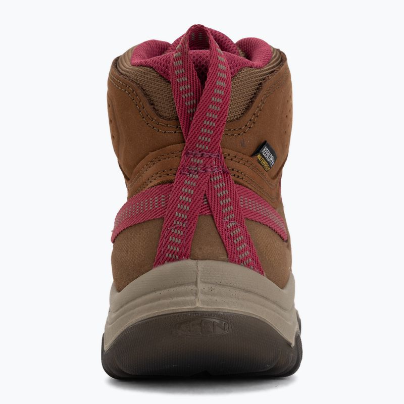Scarpe da trekking donna KEEN Targhee IV Mid Wp bison/beaujolais 6