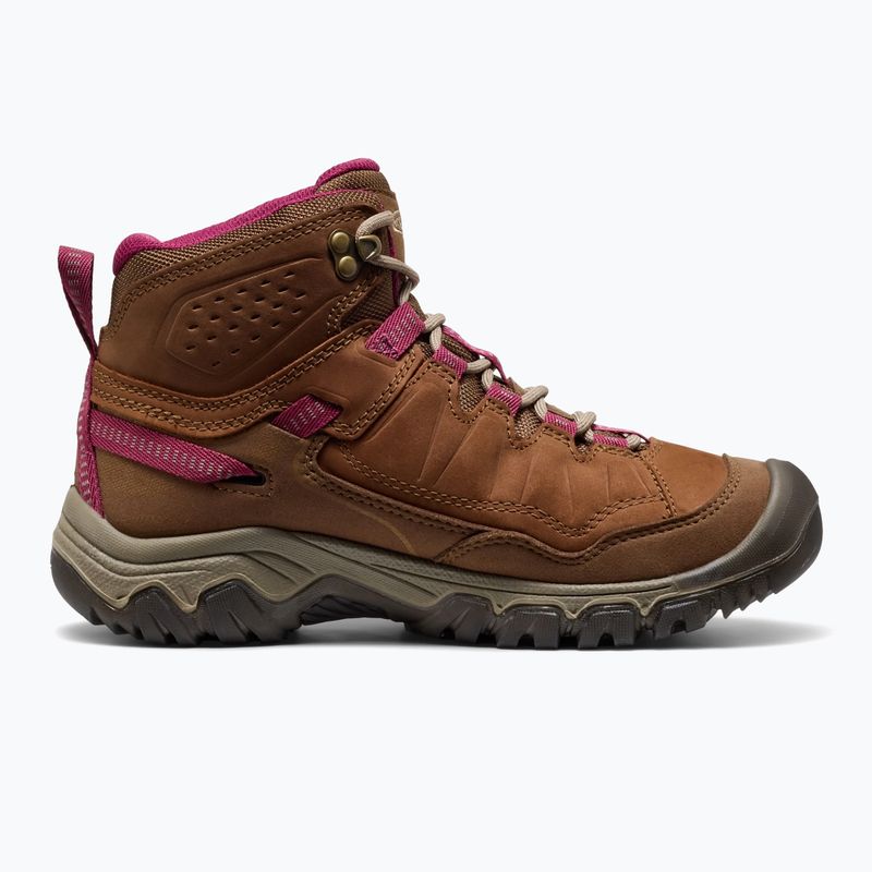 Scarpe da trekking donna KEEN Targhee IV Mid Wp bison/beaujolais 3