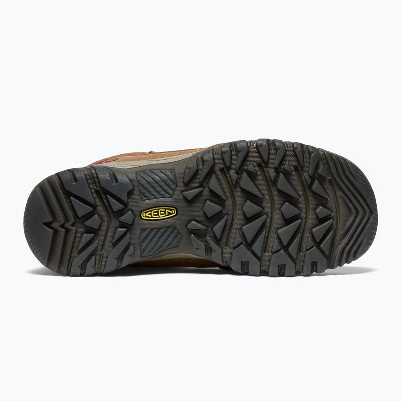 Scarpe da trekking donna KEEN Targhee IV Mid Wp bison/beaujolais 4