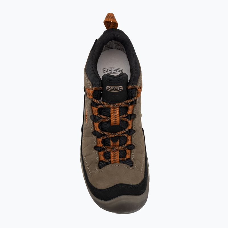 Scarpe da trekking uomo KEEN Targhee IV WP sea turtle/roasted pecan 5