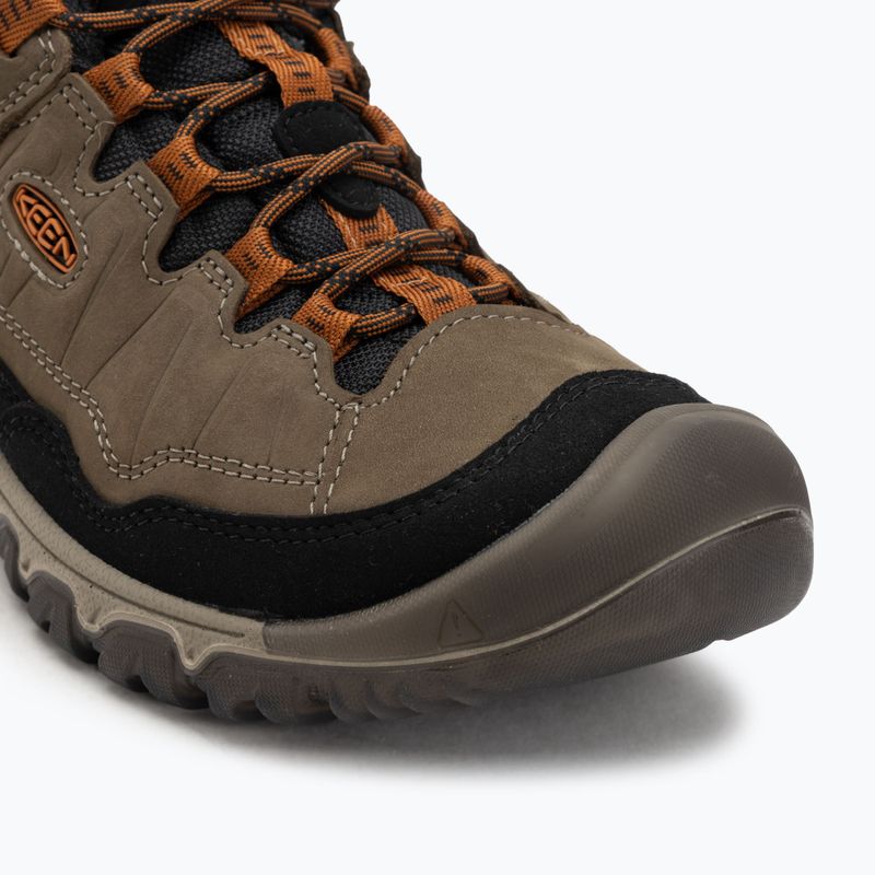 Scarpe da trekking uomo KEEN Targhee IV WP sea turtle/roasted pecan 7