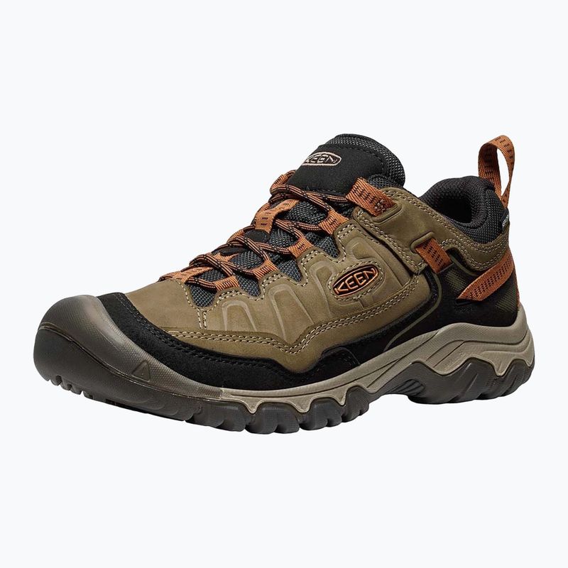 Scarpe da trekking uomo KEEN Targhee IV WP sea turtle/roasted pecan 8